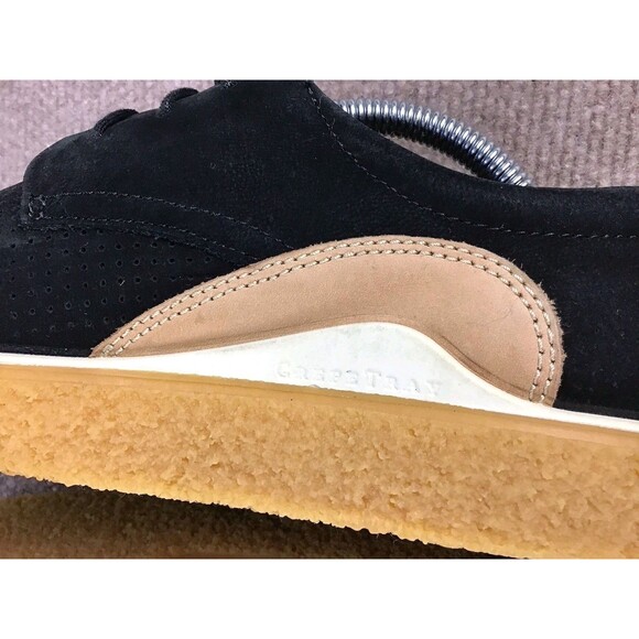 ECCO Crepetray Shoes Women’s Sz US 10/EU 41 Black Suede Derby Casual Gum Outsole - Picture 7 of 14